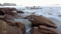 Coastal rock on Bulungdaya Beach
