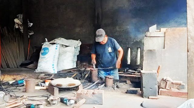 Balinese blacksmith